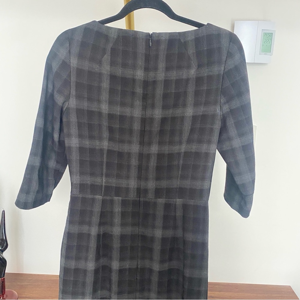 SANDRA ANGELLAZI - Plaid grey and black dress - size S - Picture 7 of 10
